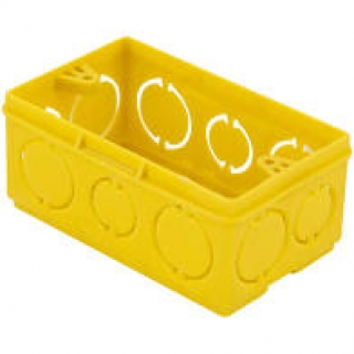 Caixa de Luz 2x4 Amarela  Areia Votorantim Tijolos Votorantim Loja de Material de Construção em Votorantim