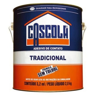 Cola Contato Cascola 2,8 kg S/  toluol Areia Votorantim Tijolos Votorantim Loja de Material de Construção em Votorantim