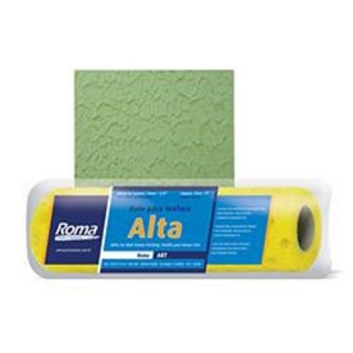 Rolo Textura Alta Espuma 23cm Roma 432 Material de Construção Votorantim Pedra Votorantim Churrasqueiras Votorantim Ferro Votorantim