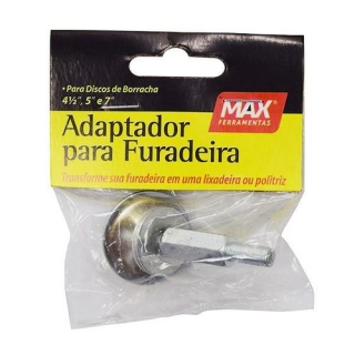 Adaptador para Furadeira para Disco Borracha Areia Votorantim Tijolos Votorantim Loja de Material de Construção em Votorantim