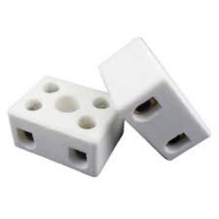 Conector de Porcelana 16mm 2P Material de Construção Votorantim Pedra Votorantim Churrasqueiras Votorantim Ferro Votorantim
